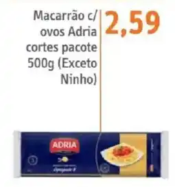 Sonda Macarrão c/ ovos Adria cortes pacote oferta
