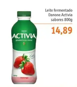 Sonda Leite fermentado Danone Activia sabores oferta