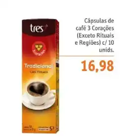 Sonda Cápsulas de café 3 Corações oferta