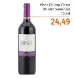 Sonda Vinho Chileno Viento Del Mar carmenère oferta