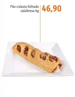 Sonda Pão ciabata folhado calabresa kg oferta