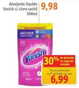 Sonda Alvejante líquido Vanish s/ cloro sachê oferta