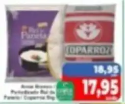 Rede Super Compras Arroz Branco / Patiçada / Coparroz oferta