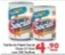 Rede Super Compras Tecido do Papel Social oferta
