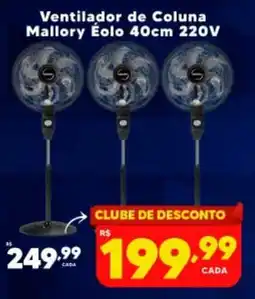 Nidobox Ventilador de Coluna Mallory Éolo oferta