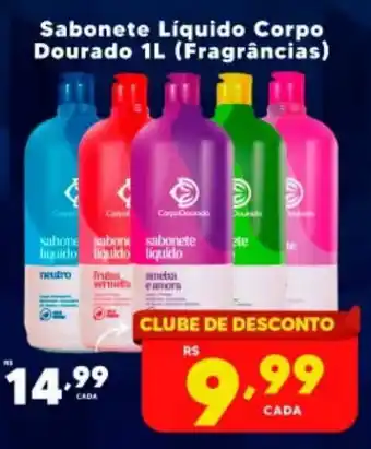 Sabonete Líquido Corpo Dourado