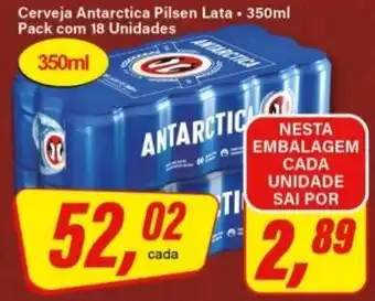 Cerveja Antarctica Pilsen Lata