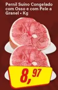 Rede Supermarket Pernil Suíno Congelado com Osso e com Pele a Granel oferta
