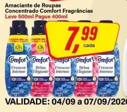 Rede Supermarket Amaciante de Roupas Concentrado Comfort Fragrâncias oferta