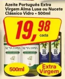 Rede Supermarket Azeite Português Extra Virgem Alma Lusa ou Nucete Clássico Vidro oferta