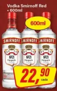 Rede Supermarket Vodka smirnoff red oferta