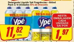 Rede Supermarket Detergente Líquido Ypé Fragrâncias oferta