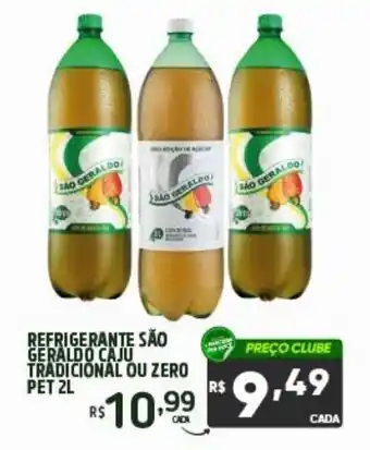 Refrigerante são geraldo caju tradicional ou zero