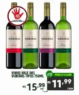 Rede Parceria vinho vale das videiras tipos oferta