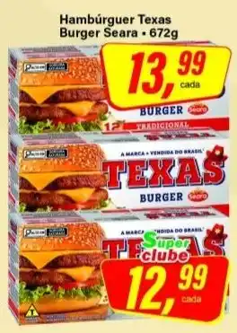 Hambúrguer texas burger seara