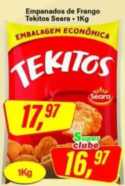 Rede Supermarket Empanados de frango tekitos seara oferta