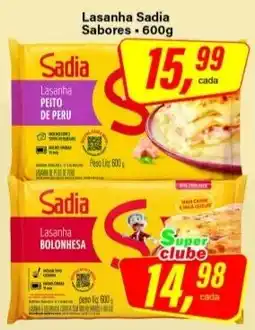 Rede Supermarket Lasanha Sadia Sabores oferta