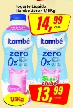 Rede Supermarket Iogurte Líquido Itambé Zero oferta