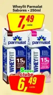 Rede Supermarket Wheyfit Parmalat Sabores oferta