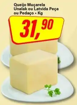 Rede Supermarket Queijo Muçarela oferta