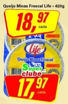 Rede Supermarket Queijo Minas Frescal Life oferta
