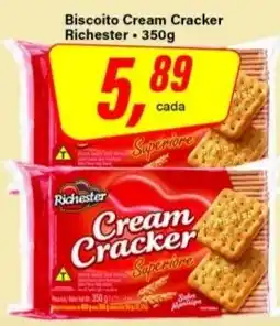 Rede Supermarket Biscoito cream cracker richester oferta