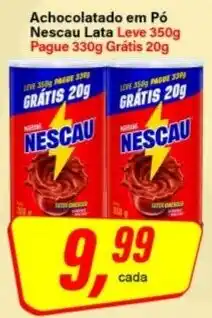 Rede Supermarket Achocolatado em Pó Nescau Lata oferta