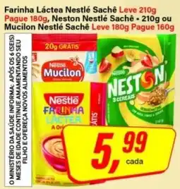 Rede Supermarket Farinha Láctea Nestlé Sachê Leve oferta