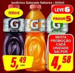 Rede Supermarket Isotônico Gatorade Sabores oferta