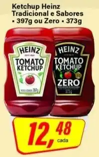 Rede Supermarket Ketchup heinz tradicional e sabores oferta