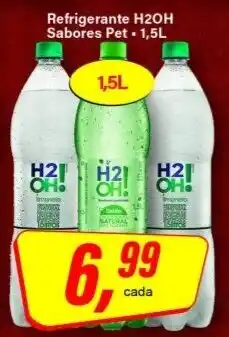 Rede Supermarket Refrigerante H2OH Sabores Pet oferta
