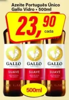Rede Supermarket Azeite Português Único Gallo Vidro oferta