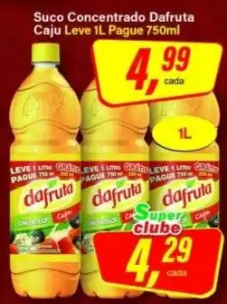 Rede Supermarket Suco concentrado dafruta caju leve 1l oferta
