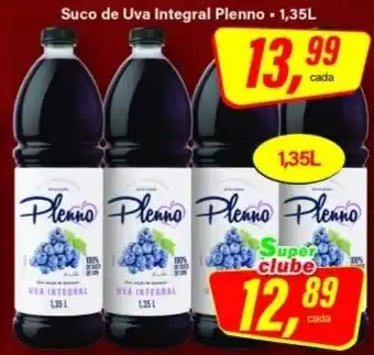 Rede Supermarket Suco de Uva Integral Plenno oferta
