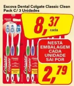 Rede Supermarket Escova Dental Colgate Classic Clean oferta