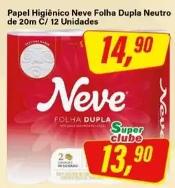Rede Supermarket Papel Higiênico Neve Folha Dupla Neutro oferta