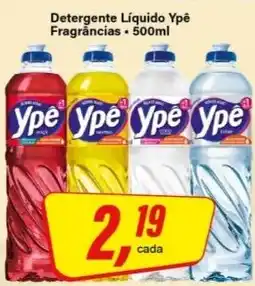Rede Supermarket Detergente Líquido Ypé Fragrâncias oferta