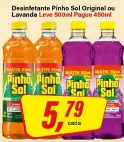 Rede Supermarket Desinfetante Pinho Sol Original ou Lavanda oferta