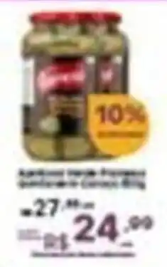 Super Lagoa Azeitona verde italiana sem caroço com sabor de azeite oferta