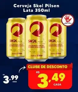 Rede uniforça Cerveja skol pilsen oferta