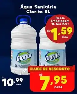 Rede uniforça Água Sanitária Clorito 5L oferta