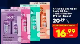 Rede uniforça Kit Seda Shampoo oferta