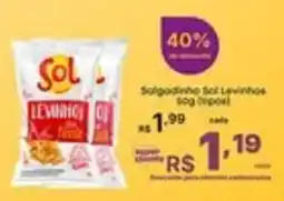 Super Lagoa Salgadinho Sol Levinhos oferta