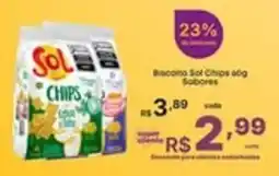 Super Lagoa Biscoino sol chips sabores oferta