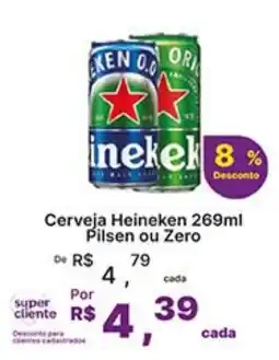 Super Lagoa Cerveja Heineken Pilsen ou Zero oferta