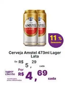 Super Lagoa Cerveja Amstel lager oferta