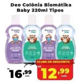 Rede uniforça Deo Colônia Biomática Baby oferta