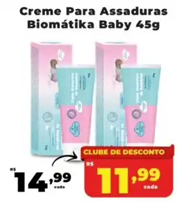 Rede uniforça Creme Para Assaduras Biomática Baby oferta