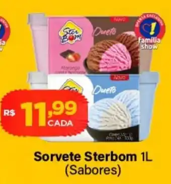 Sorvete Sterbom 1L (Sabores)