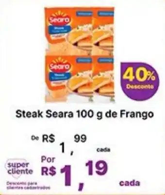 Steak Seara 100 g de Frango